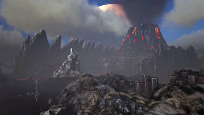 Ark The Volcano Resource Map Maping Resources